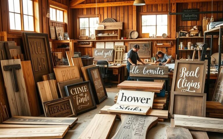 custom wooden signs